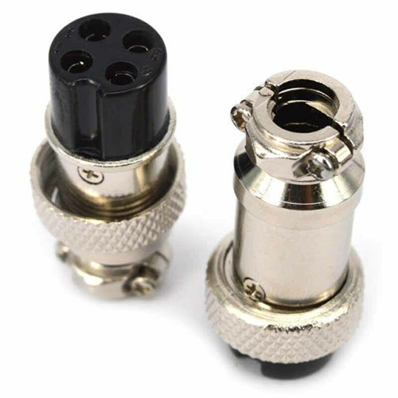 Aviator Connector Kit - GX16-4 4-Pin Aviation Connector Kit 5