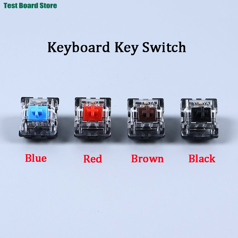 Gaming Keyboard Blue - 2Pin Clicky Linear Tactile Silent Keyboard