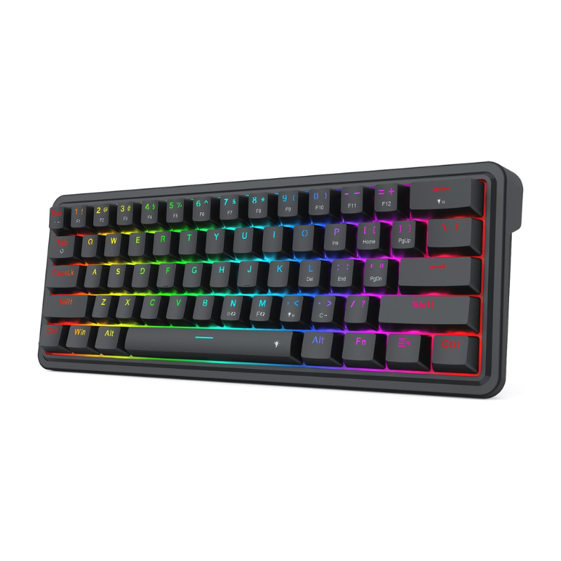 Gaming Keyboard No Noise - Redragon K722 60% Wired Gasket RGB