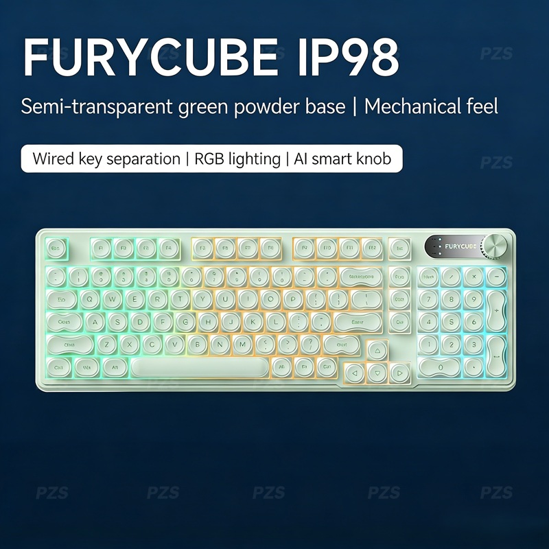 Gaming Keyboard Ip98 - FURYCUBE IP98 Wired Gaming Membrane Keyboard