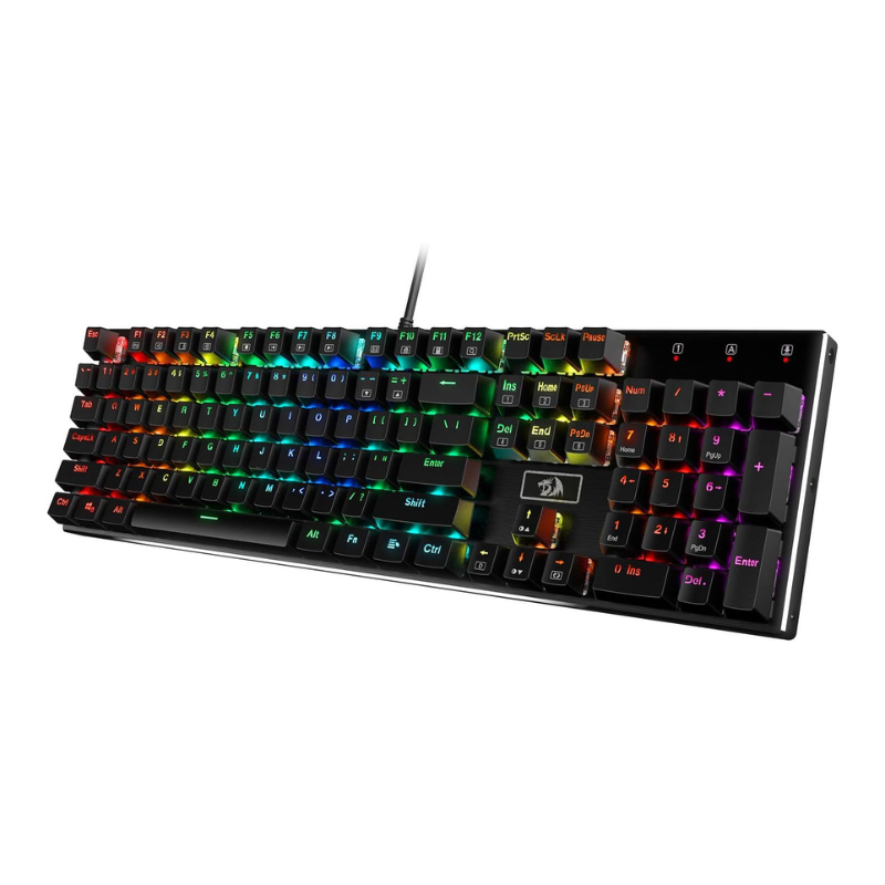 Gaming Keyboard No Noise - Redragon K556 RGB LED Backlit Wired