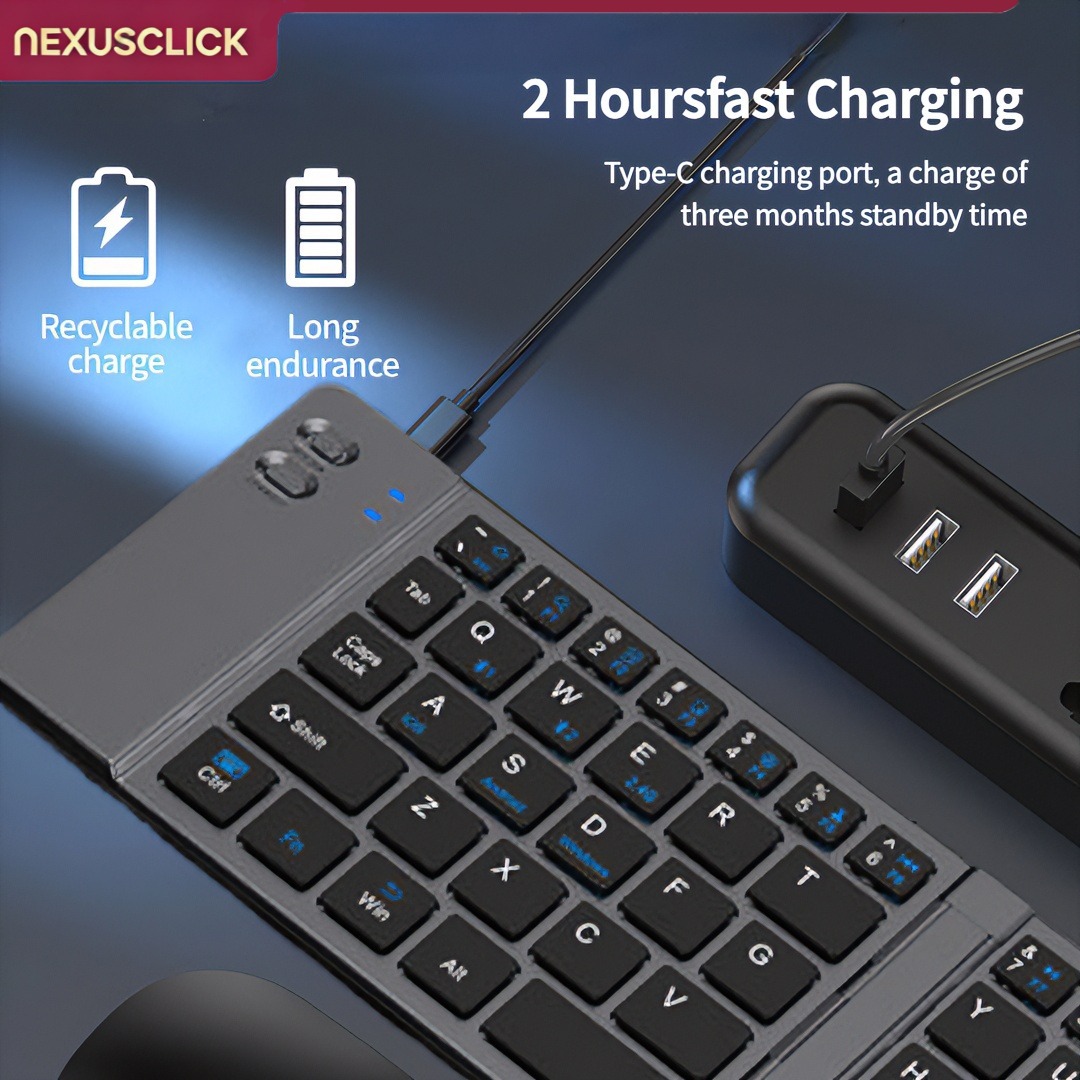 NexusClick New Mini Wireless B - đánh giá và giá Gaming Keyboard And Mouse Combo Wireless