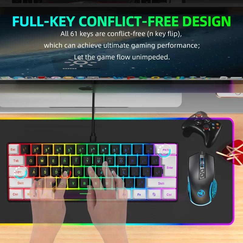 Keyboard and Mouse 60% Compute - đánh giá và giá Gaming Keyboard Extension