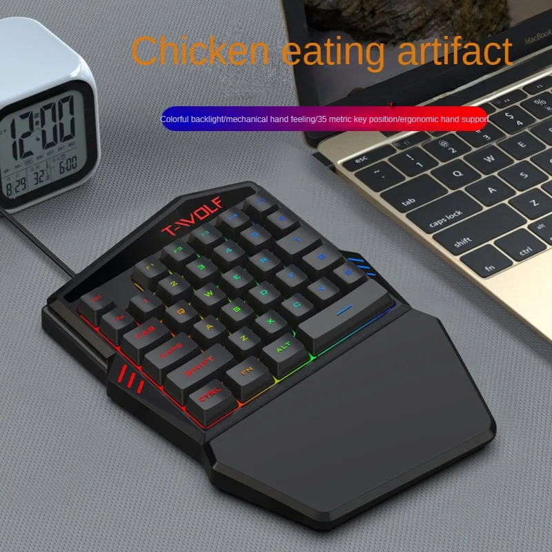 T-WOLF TF900 One Handed Keyboa - đánh giá và giá Gaming Keyboard Mobile