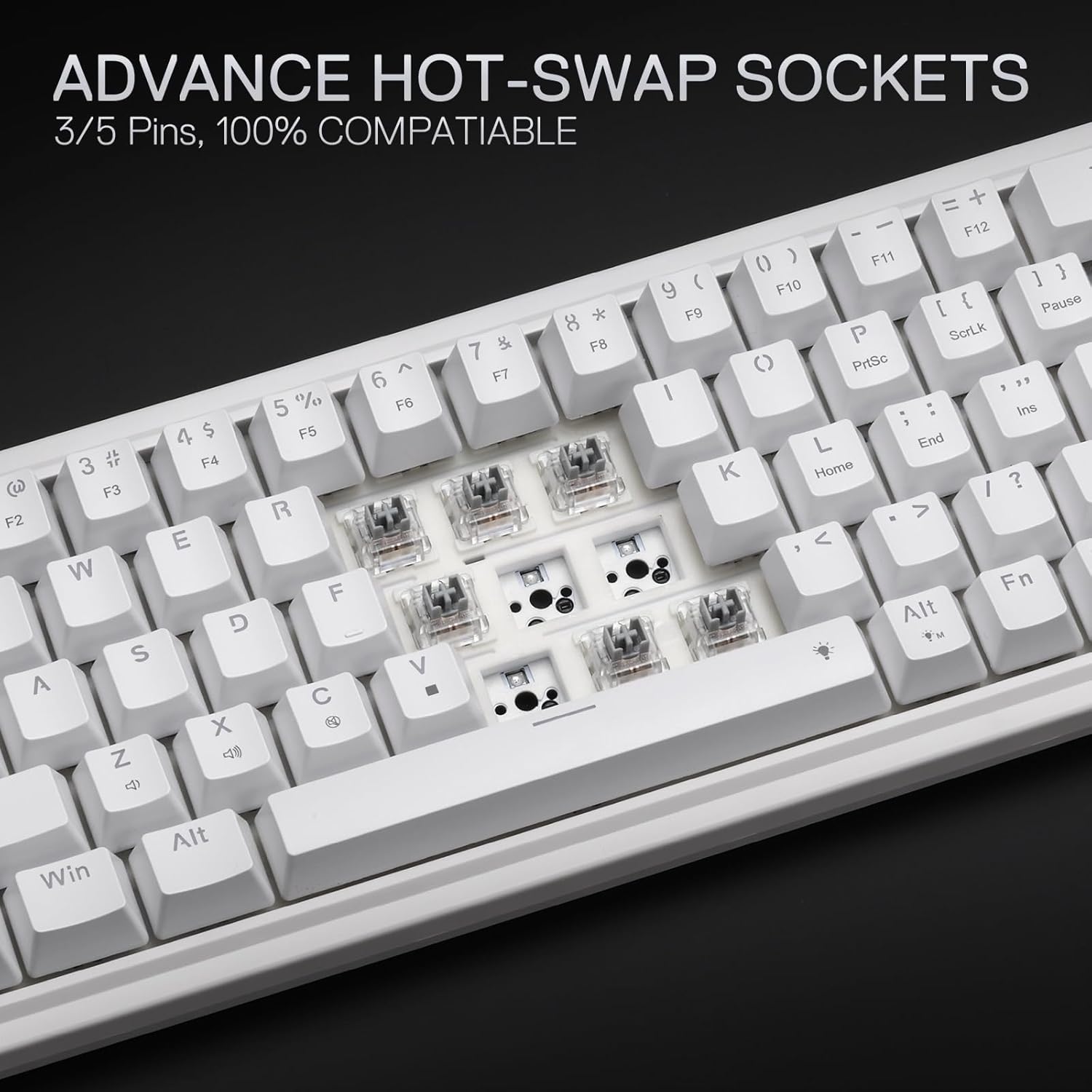 Redragon K709 65% Wired Gasket - đánh giá và giá Gaming Keyboard No Noise