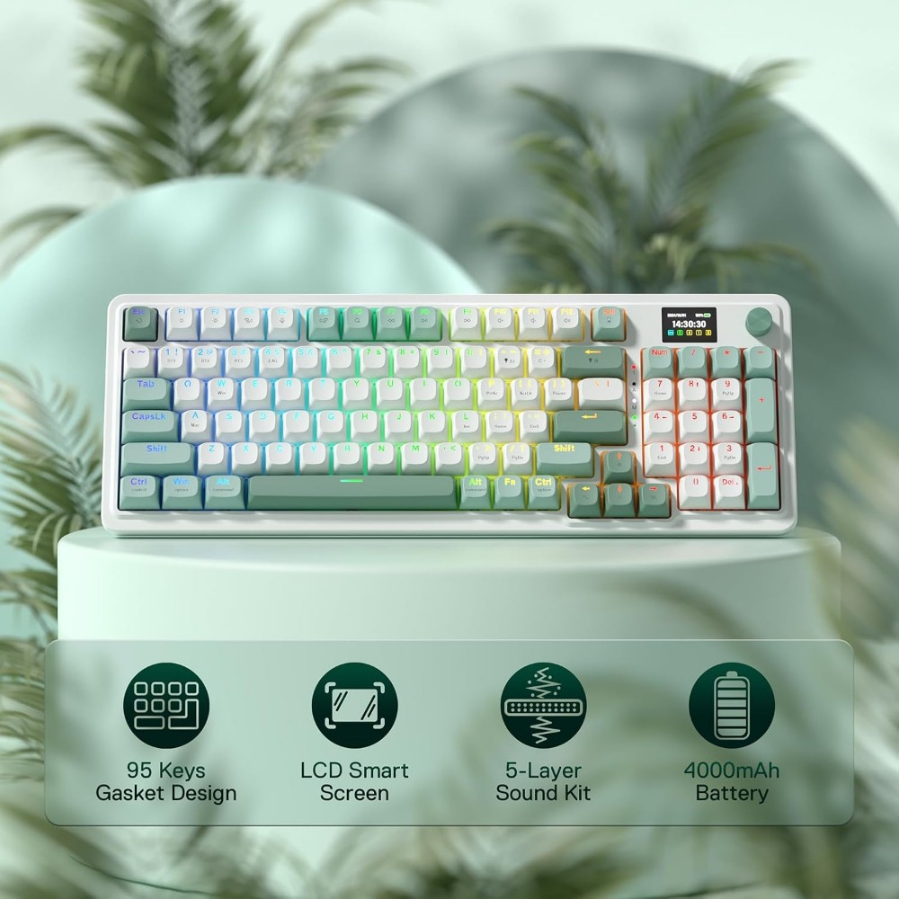 95 Key Wireless Gaming Keyboar - đánh giá và giá Gaming Keyboard No Noise