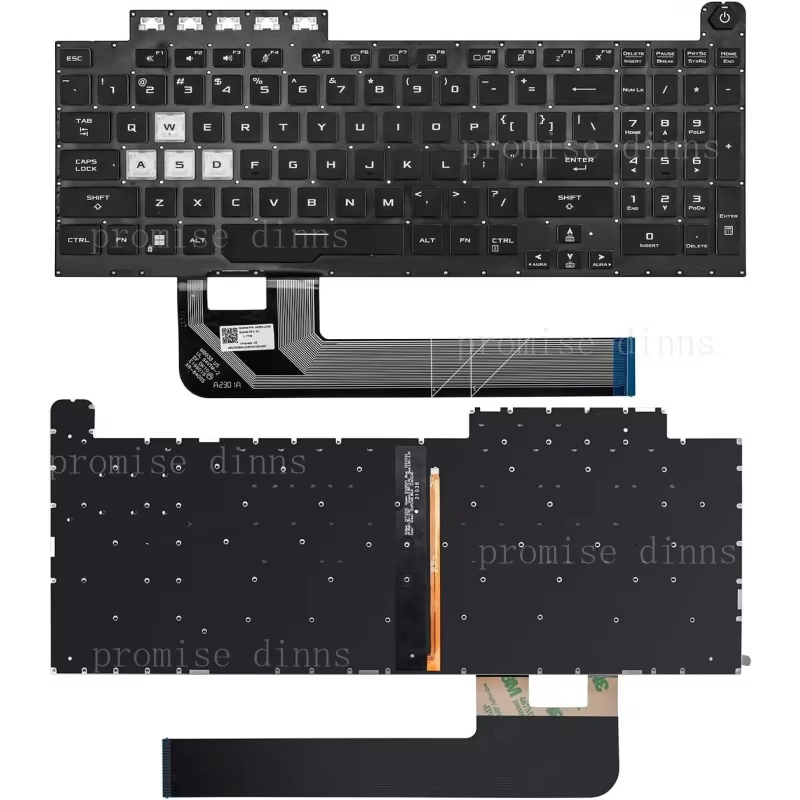 M   US Keyboard for Asus TUF G - đánh giá và giá Gaming Keyboard Backlit