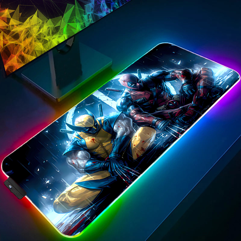 LED Mouse Pad Gaming Backlight - đánh giá và giá Gaming Keyboard Backlit