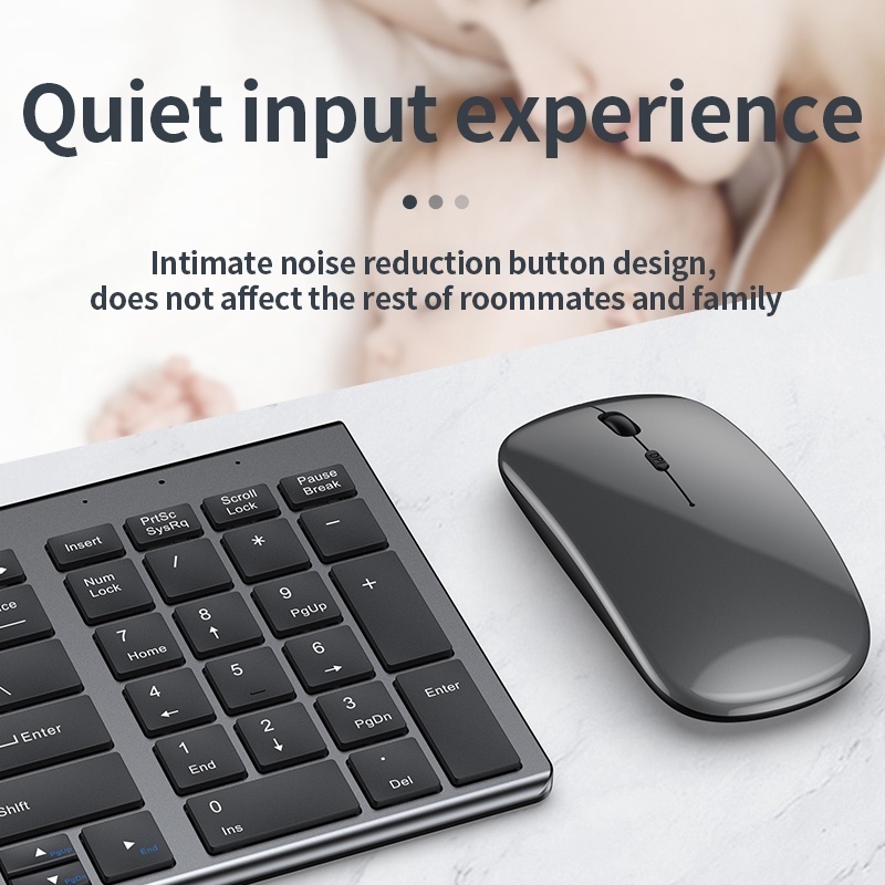 Jomaa Slim Rechargeable Blueto - đánh giá và giá Gaming Keyboard Extension