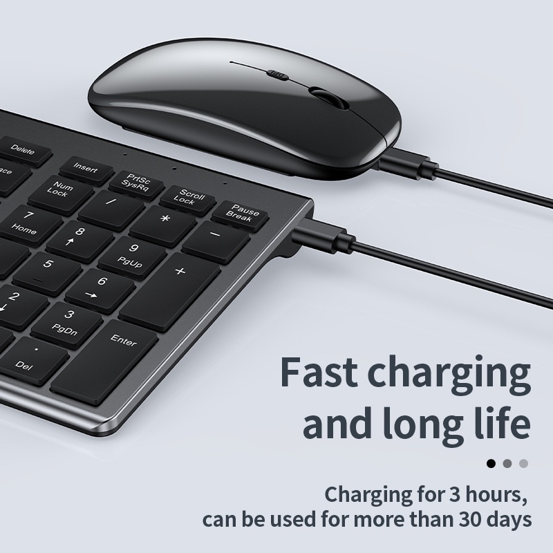 Jomaa Slim Rechargeable Blueto - đánh giá và giá Gaming Keyboard Extension