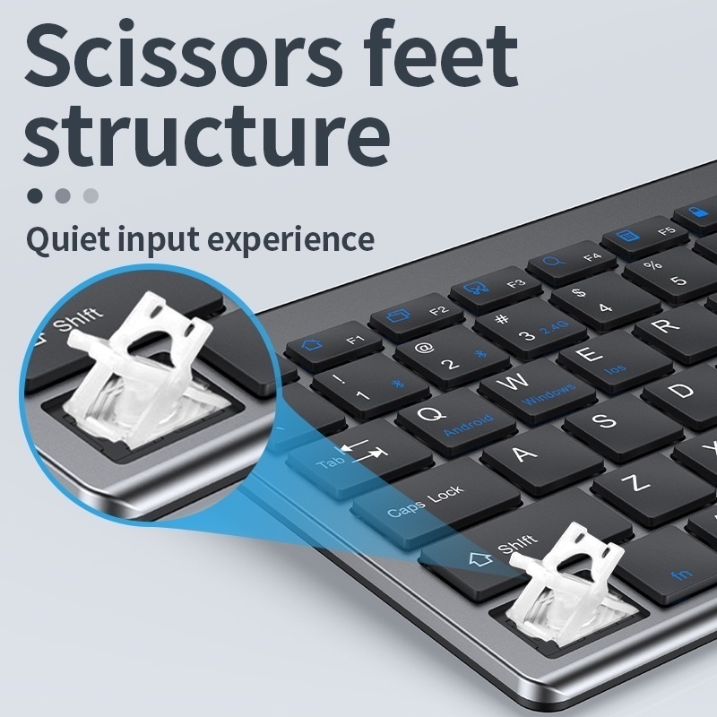 Jomaa Slim Rechargeable Blueto - đánh giá và giá Gaming Keyboard Extension