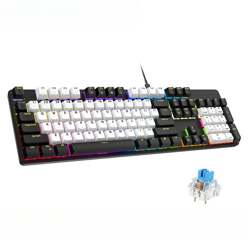 E-sports Mechanical Keyboard A - đánh giá và giá Gaming Keyboard No Noise