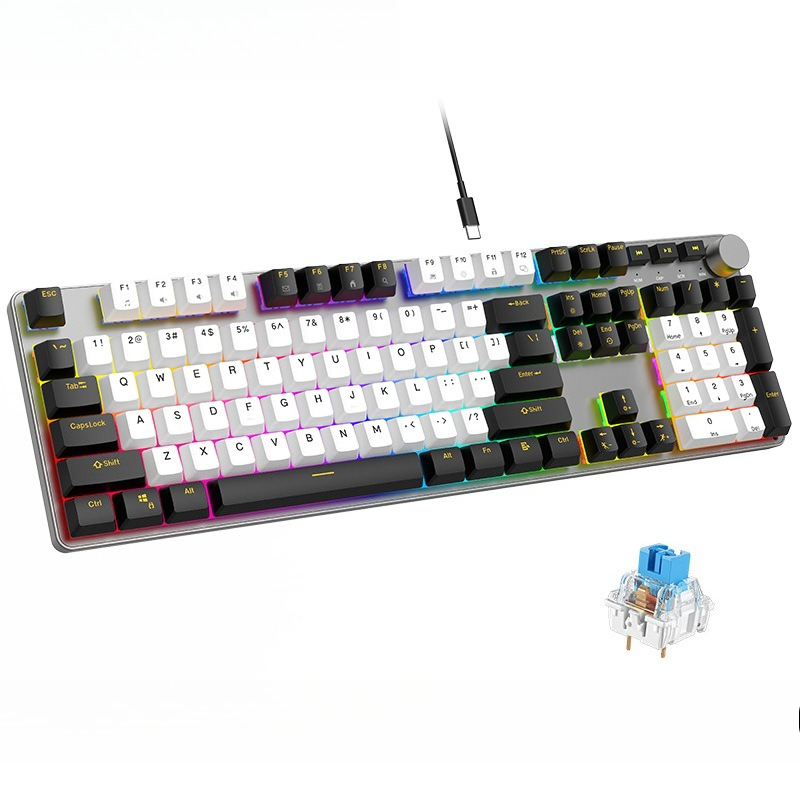 E-sports Mechanical Keyboard A - đánh giá và giá Gaming Keyboard No Noise