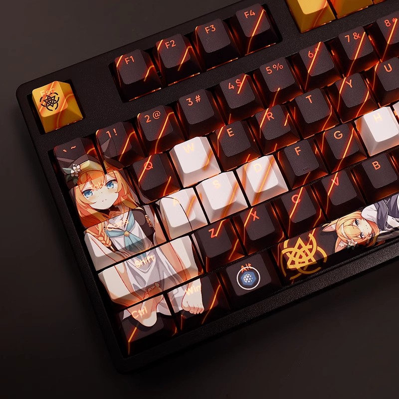 108 Keys/set Blue Archive Loch - đánh giá và giá Gaming Keyboard Blue