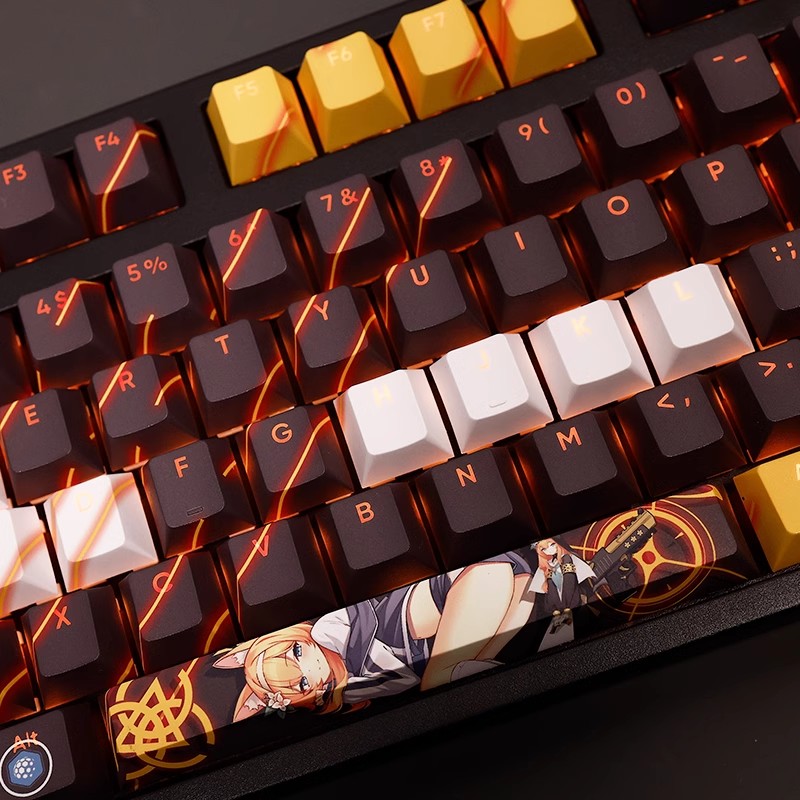 108 Keys/set Blue Archive Loch - đánh giá và giá Gaming Keyboard Blue