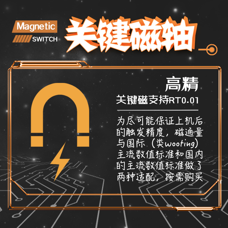 Duhuk Key Magnetic Switch High - đánh giá và giá Gaming Keyboard No Noise