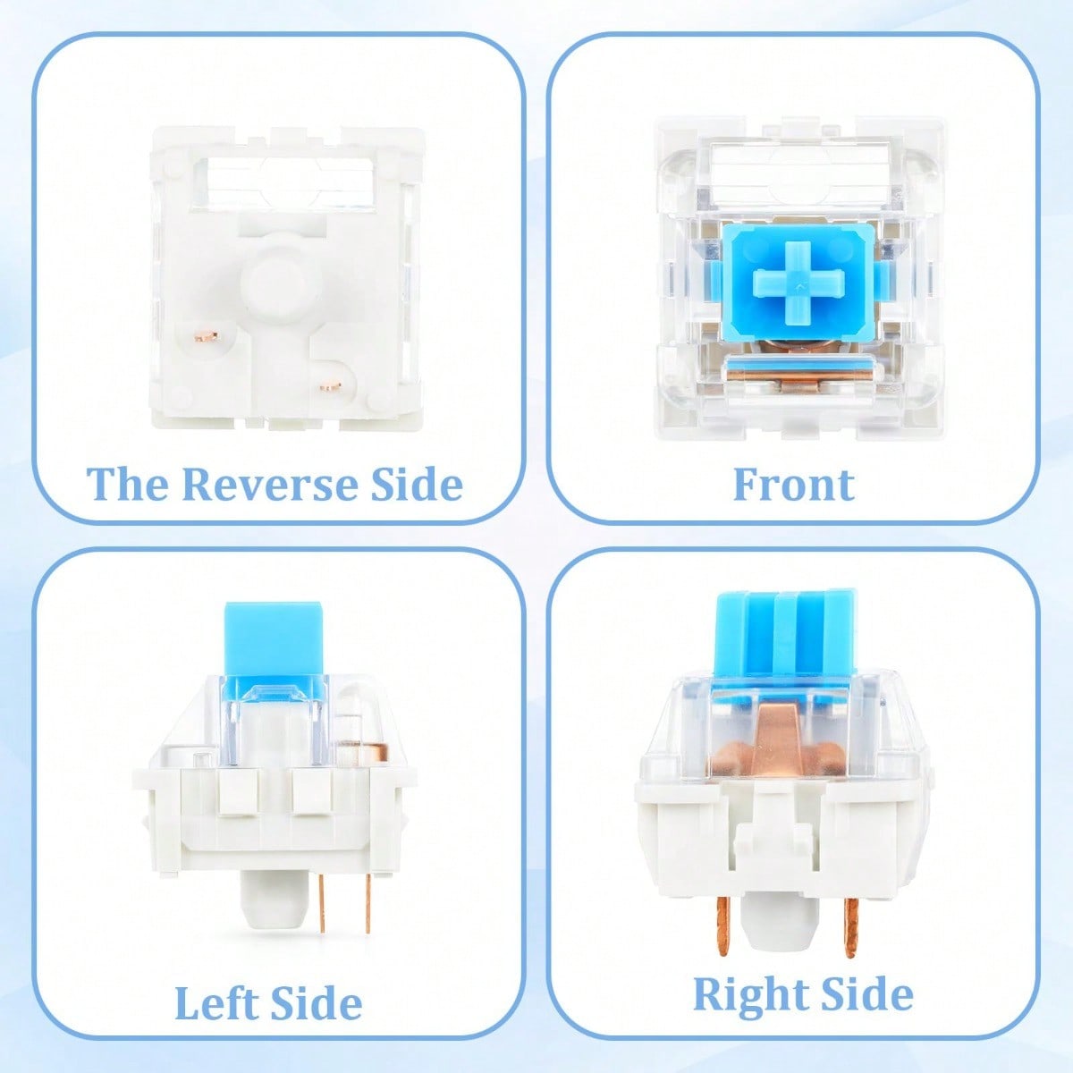 100 Practical Blue Switches, H - đánh giá và giá Gaming Keyboard Blue