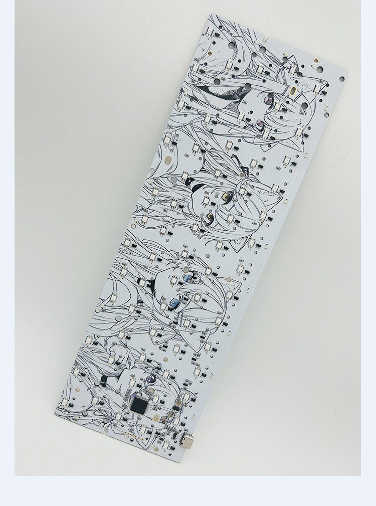 Hall Effect keyboard pcb colou - đánh giá và giá Hot Swap Pcb