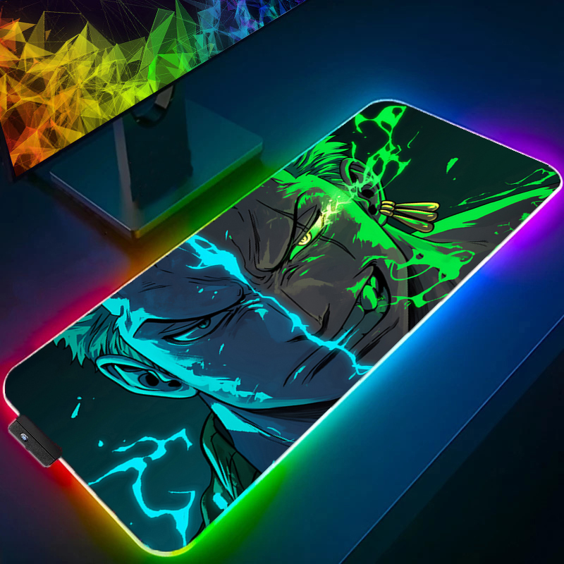 ONE PIECE Zoro Mouse Pad RGB G - đánh giá và giá Gaming Keyboard Backlit