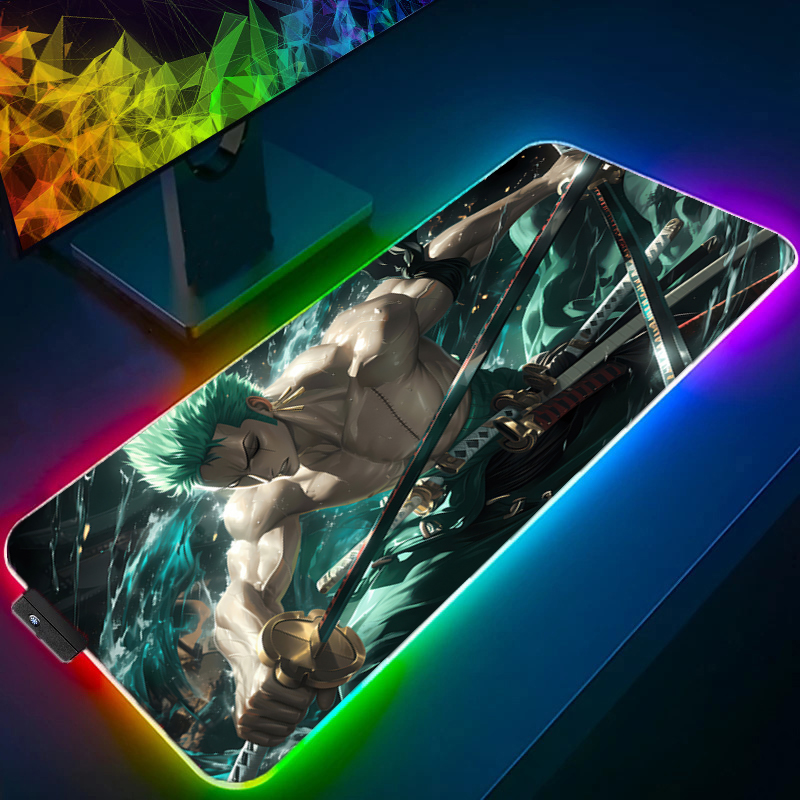 ONE PIECE Zoro Mouse Pad RGB G - đánh giá và giá Gaming Keyboard Backlit