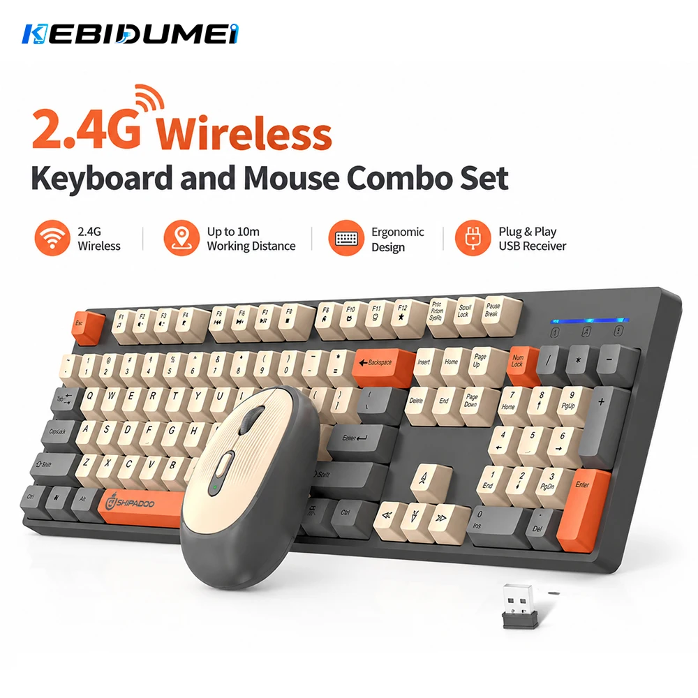 KEBIDUMEI 2.4G Wireless Keyboa - đánh giá và giá Gaming Keyboard Extension
