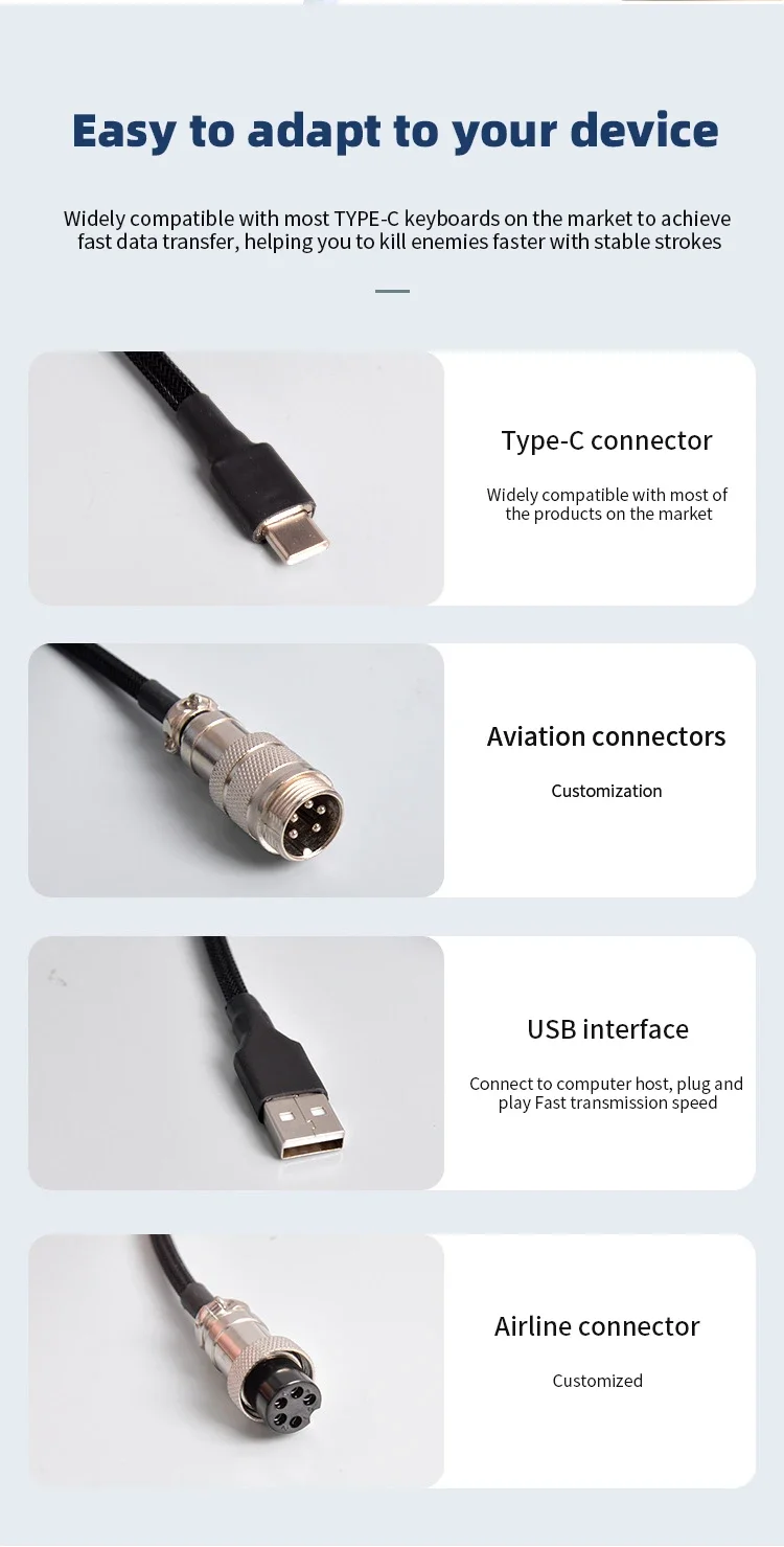 Type-C USB Port, Aviator Coili - đánh giá và giá Gaming Keyboard Extension