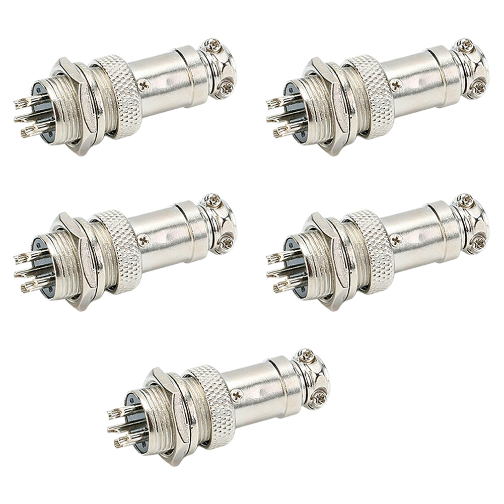5Pcs GX16 2/3/4/5 Pin Aviation - đánh giá và giá Aviator Connector Kit