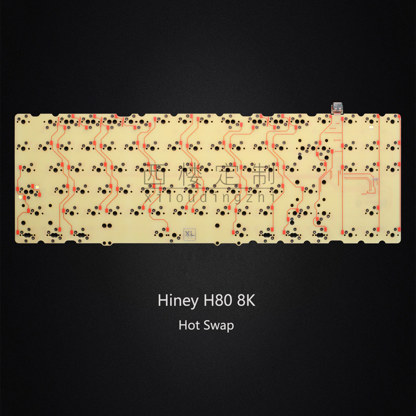 8k hotswap PCB Hiney H80 with  - đánh giá và giá Hot Swap Pcb