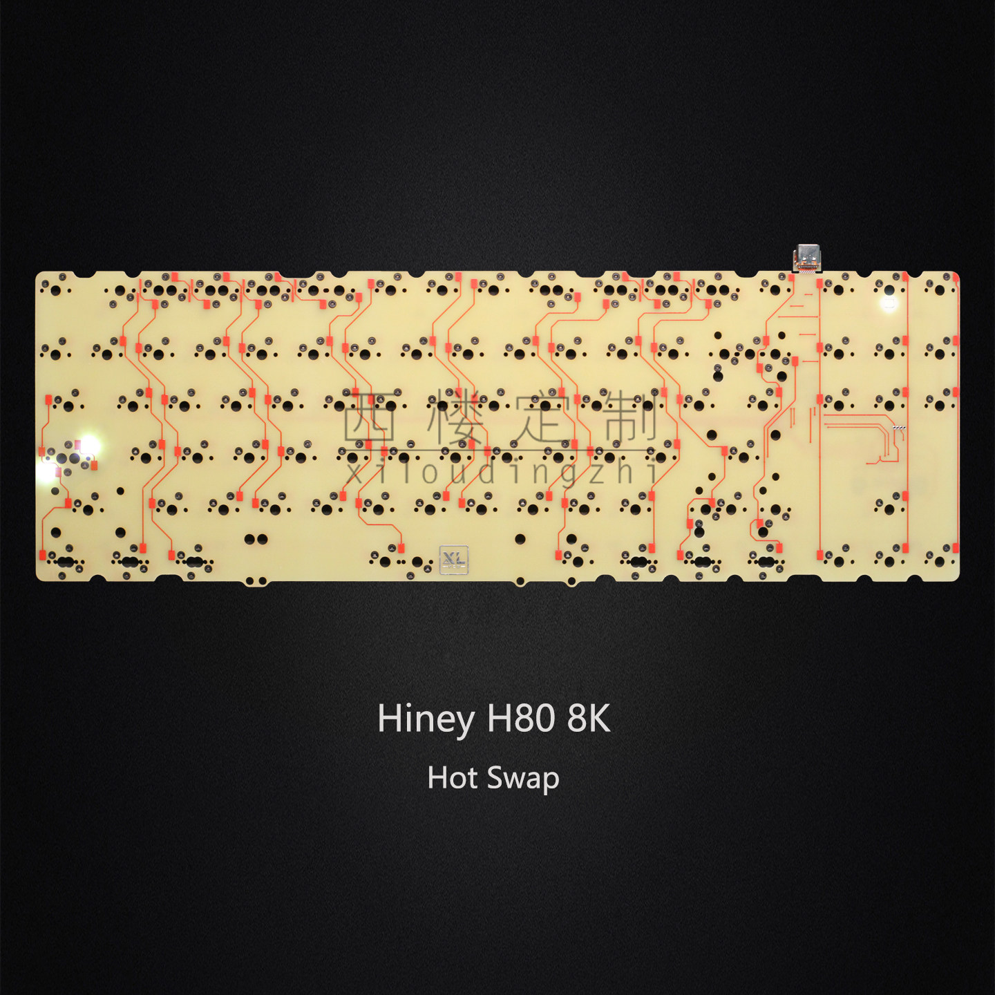 8k hotswap PCB Hiney H80 with  - đánh giá và giá Hot Swap Pcb