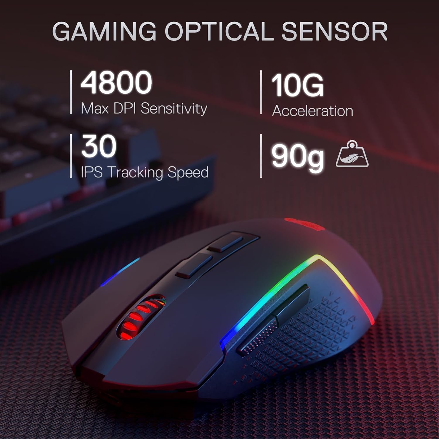Redragon S142 Wireless Gaming  - đánh giá và giá Gaming Keyboard Extension