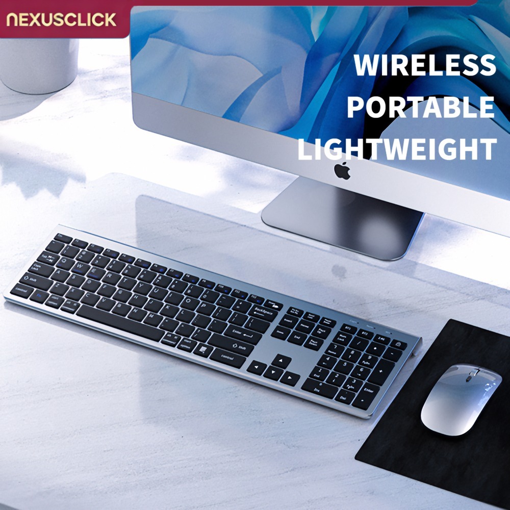 NexusClick 104 Keys Wireless T - đánh giá và giá Gaming Keyboard And Mouse Combo Wireless