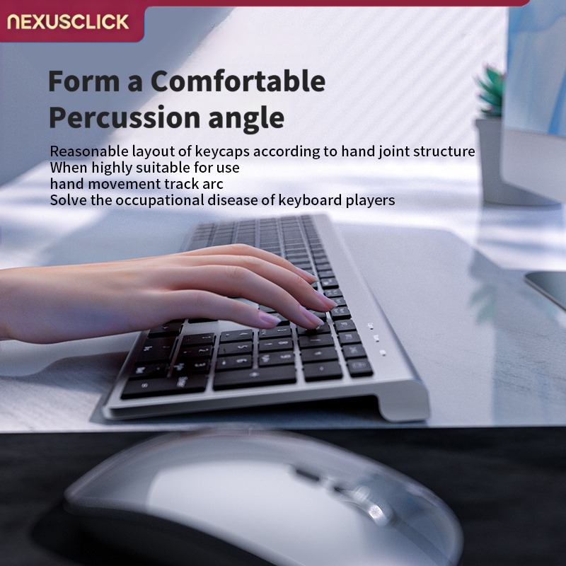 NexusClick 104 Keys Wireless T - đánh giá và giá Gaming Keyboard And Mouse Combo Wireless