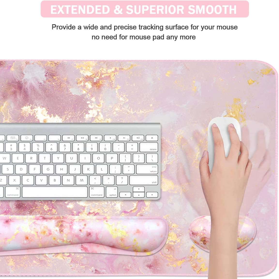 Large Gaming Mouse Pad with Ke - đánh giá và giá Gaming Keyboard Mouse Set