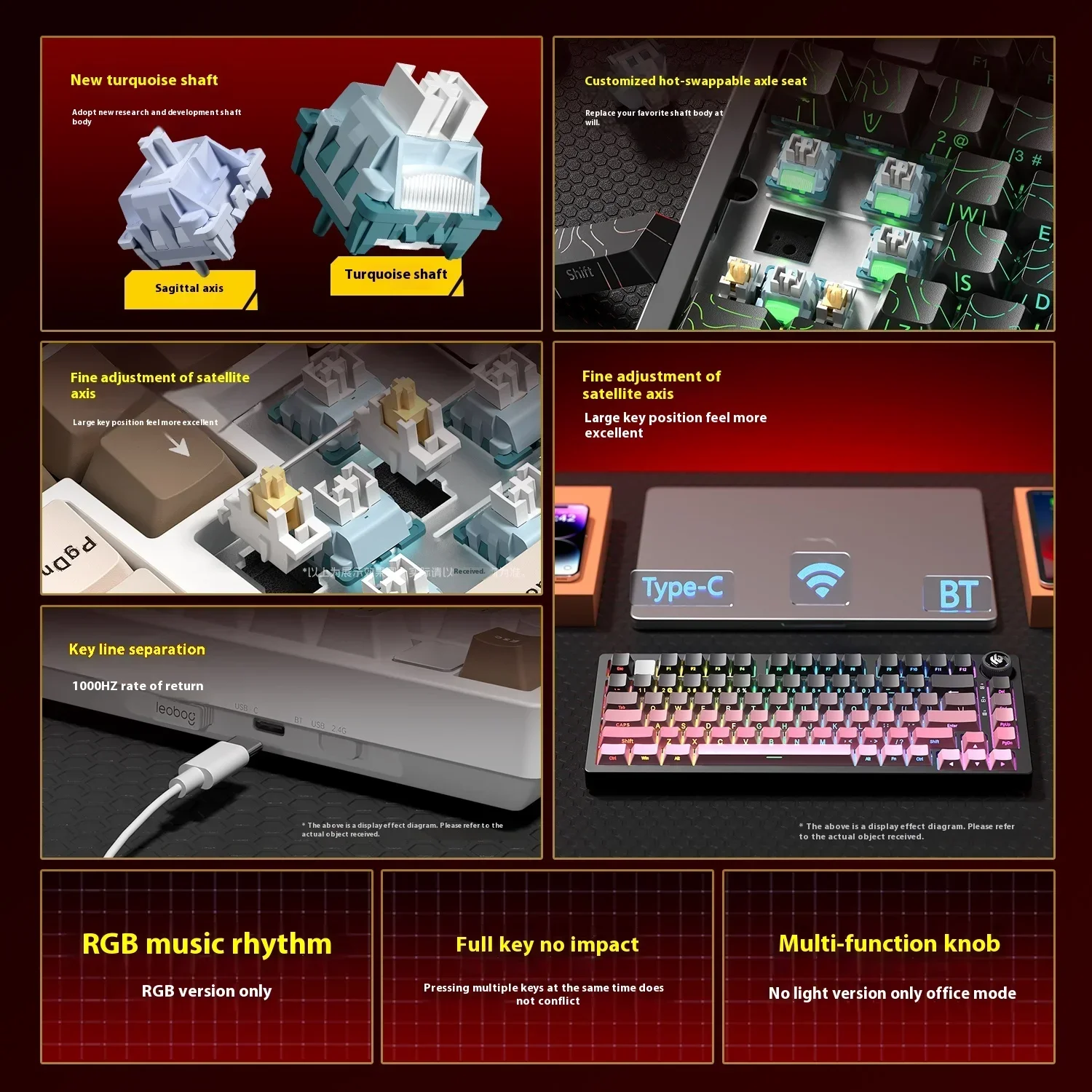 Leobog Hi75C Hi75 Hi75C Pro Al - đánh giá và giá Gaming Keyboard Extension