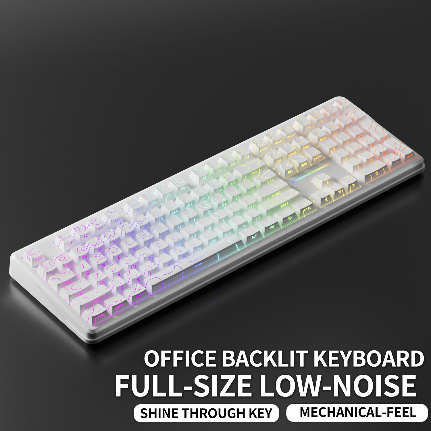 V108 Pro Wired&Wirel Keyboard  - đánh giá và giá Gaming Keyboard No Noise
