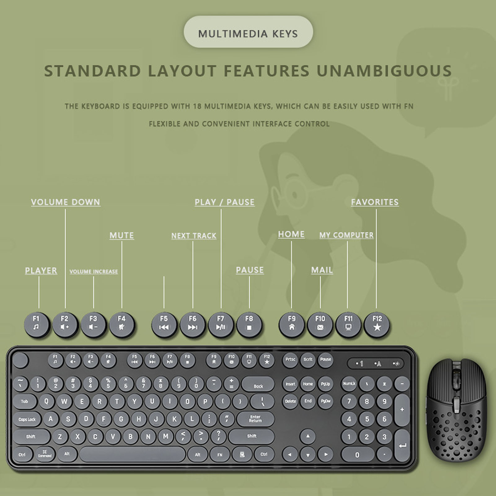 104 Keys 2.4G Wireless Gaming  - đánh giá và giá Gaming Keyboard And Mouse Combo Wireless